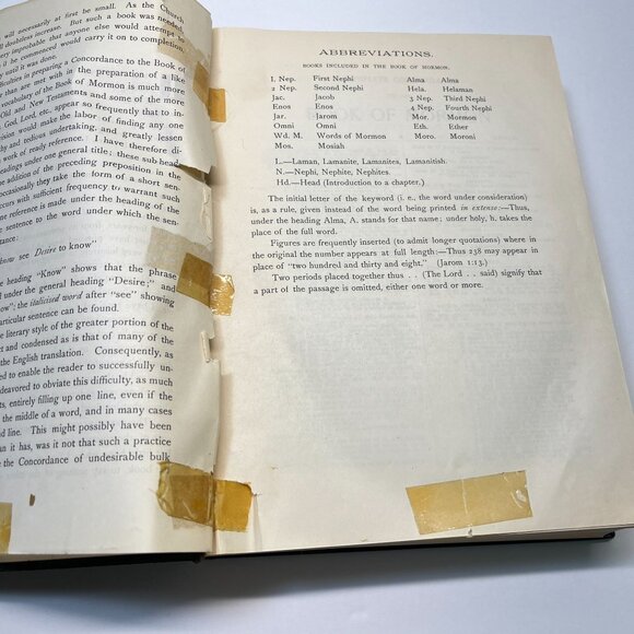 A Complete Concordance of the Book of Mormon Elder George Reynolds 1900 1st Ed - Picture 5 of 16